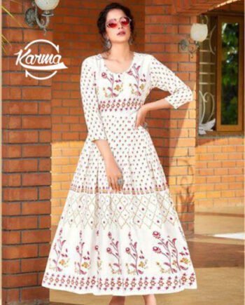 White Nasheen Gown & Dupatta
