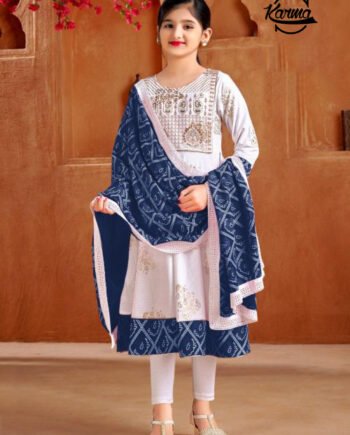 White Nasheen Gown & Dupatta