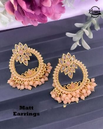 Crystal Pearl Earring Set