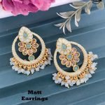 Crystal Pearl Earring Set